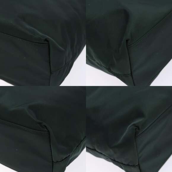 PRADA Tote Bag Nylon Green Silver - Picture 10 of 12